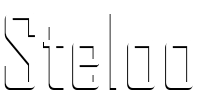 Steloo logo white